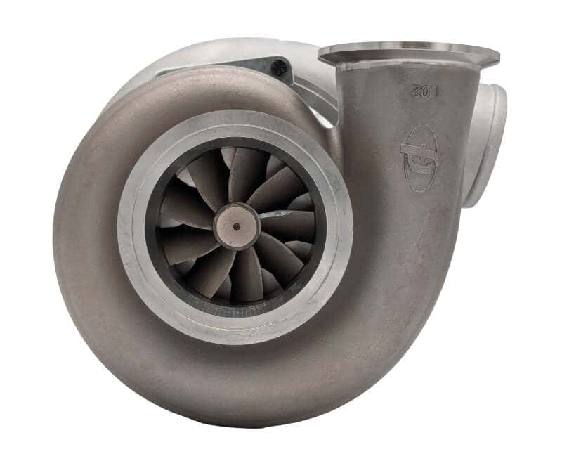 Forced Performance — Forced Performance FP7875 Reverse Rotation Turbocharger w/Stainless V-Band 1.02 A/R Turbine Housing - view 4