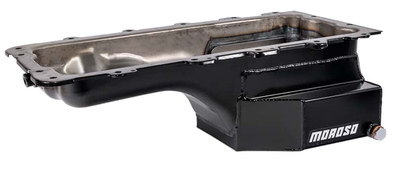 Moroso — Moroso Ford 4.6/5.4L (w/Rear Sump) Road Race Baffled Wet Sump 8qt 6.5in Steel Oil Pan - view 5