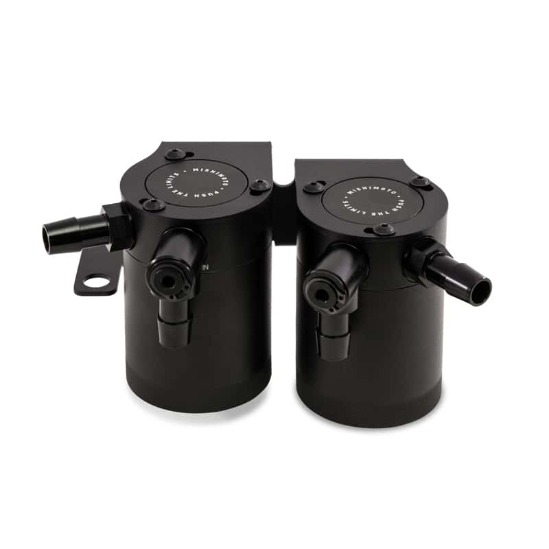 Mishimoto — Mishimoto 09+ Nissan 370Z Direct Fit Baffled Oil Catch Can - Black
Oil Catch Can Kit - view 3