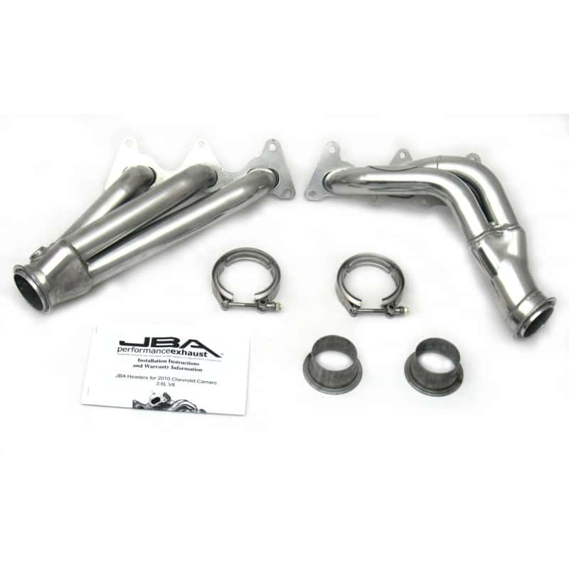 JBA — JBA 10-11 Camaro 3.6L V6 1-5/8in Primary Silver Ctd Cat4Ward Header
Exhaust Header - view 2