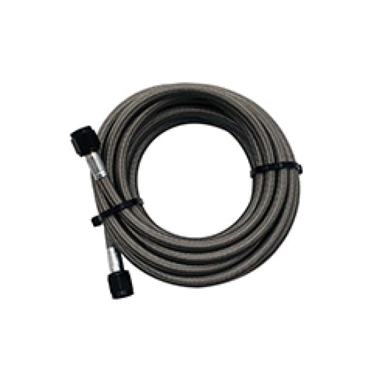 Snow Performance — Snow Performance 15ft Braided Stainless Line (Black) w/ -4AN Fittings (NX Version)
Hydraulic Hose - view 1