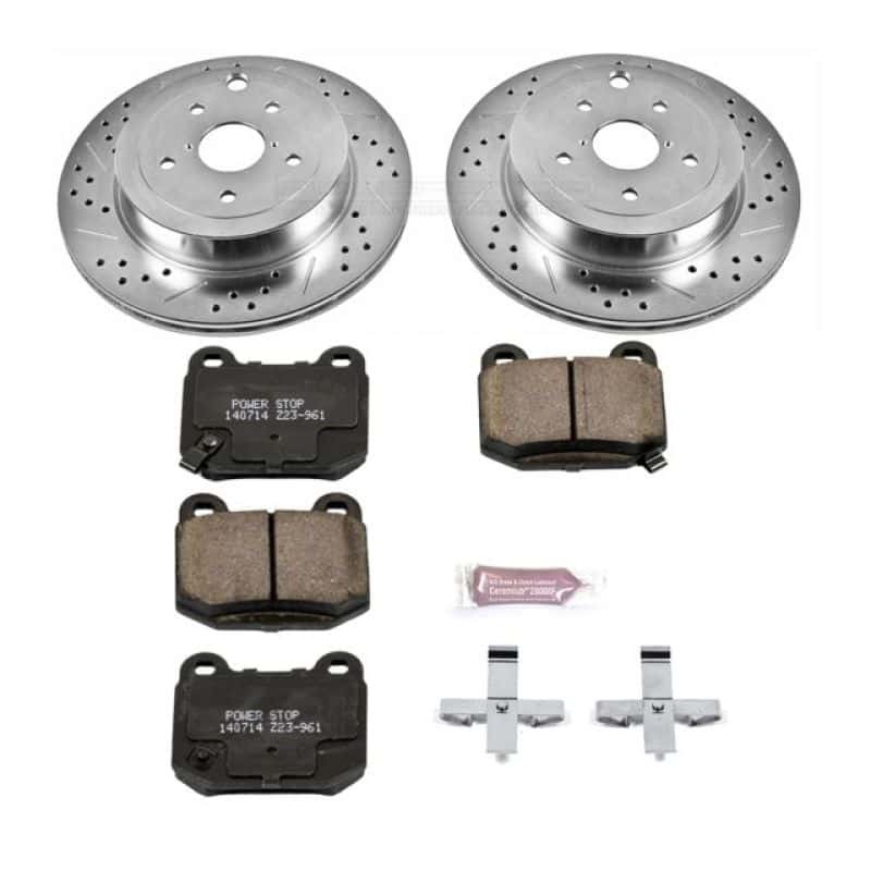 PowerStop — Power Stop 08-14 Subaru Impreza Rear Z23 Evolution Sport Brake Kit - view 1