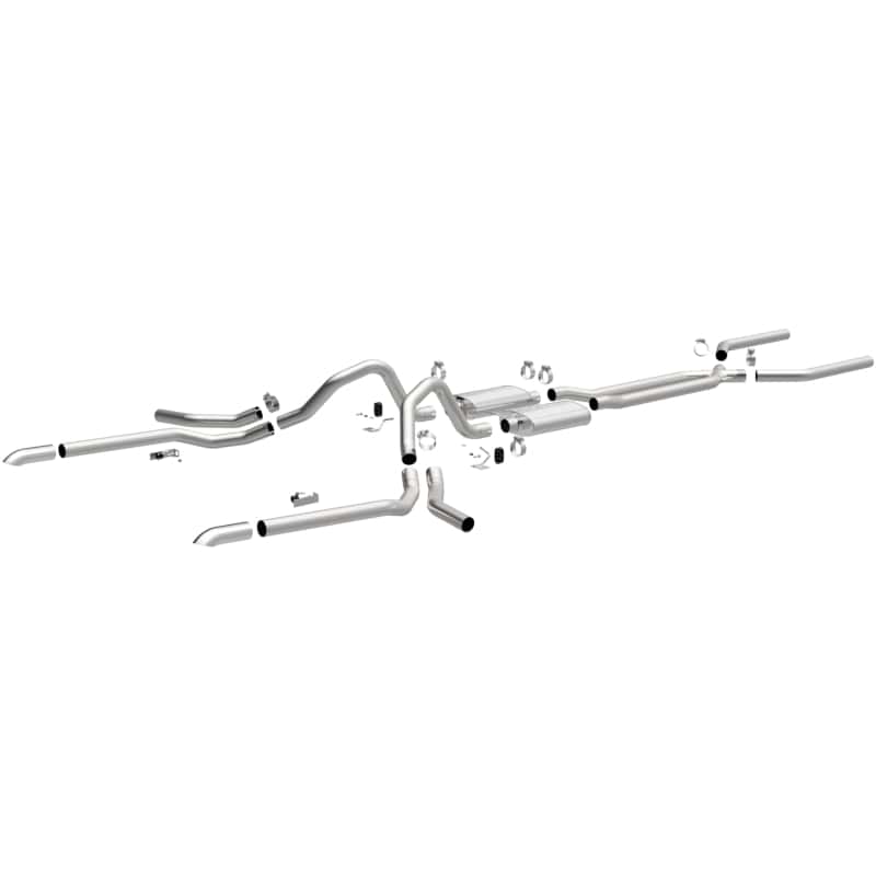 Magnaflow — MagnaFlow 65-68 Chevy Impala All V8 Multiple Exit Options Crossmember-Back Perf Exhaust
Crossmember-Back
Cat-Back - view 2