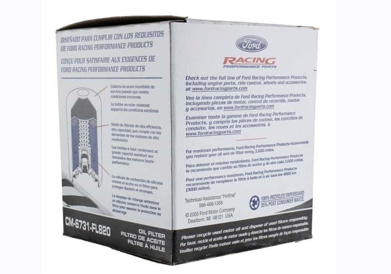 Ford Racing — Ford Racing High Performance Oil Filter
Oil Filter - view 9