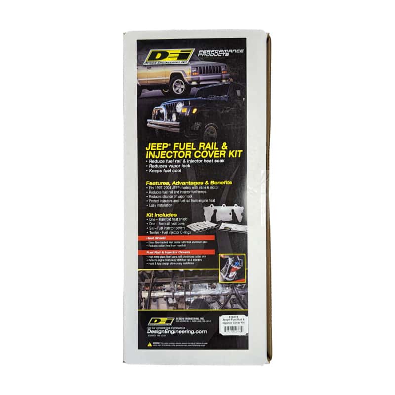 DEI — DEI Fuel Rail and Injector Cover Jeep 1997 - 2004 4.0L Engine
DEI Fuel Rail and Injecter Cover Jeep 1997 - 2004 4.0L Engine
Fuel Rail Cover - view 7