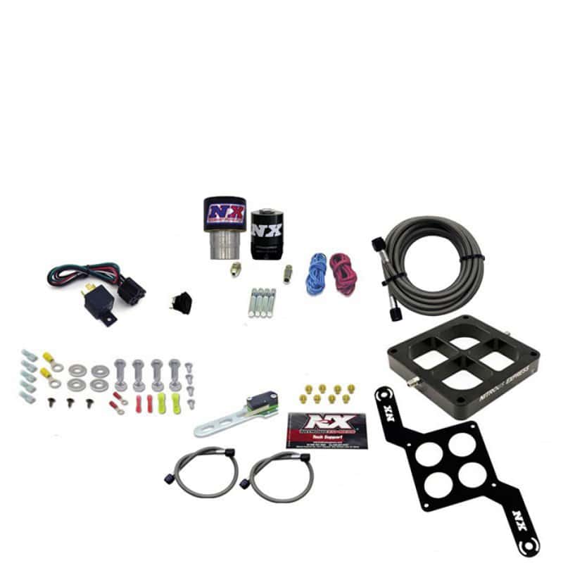Nitrous Express — Nitrous Express Single Entry Crossbar RNC .178 4150 Flange Nitrous Kit (250-650HP) w/No Bottle
Injection System Kit
N2OSys - view 3