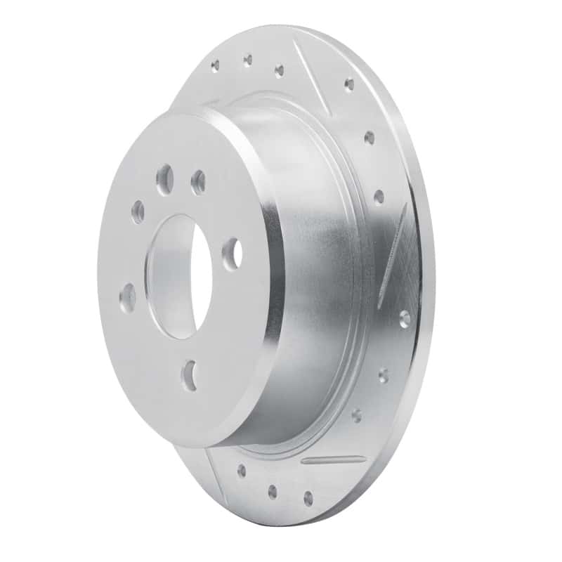 R1 Concepts — R1 84-91 BMW 325 Rear Right Drilled & Slotted Silver Brake Rotor
R1 Brake Rotor Drill - view 2