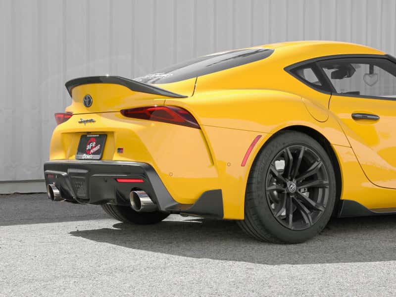 aFe — aFe POWER Takeda 2021 Toyota Supra 2.0L (t) 2.5in-3in 304 SS CB Exhaust w/ Polished Tips
Cat-Back Exhaust - view 5