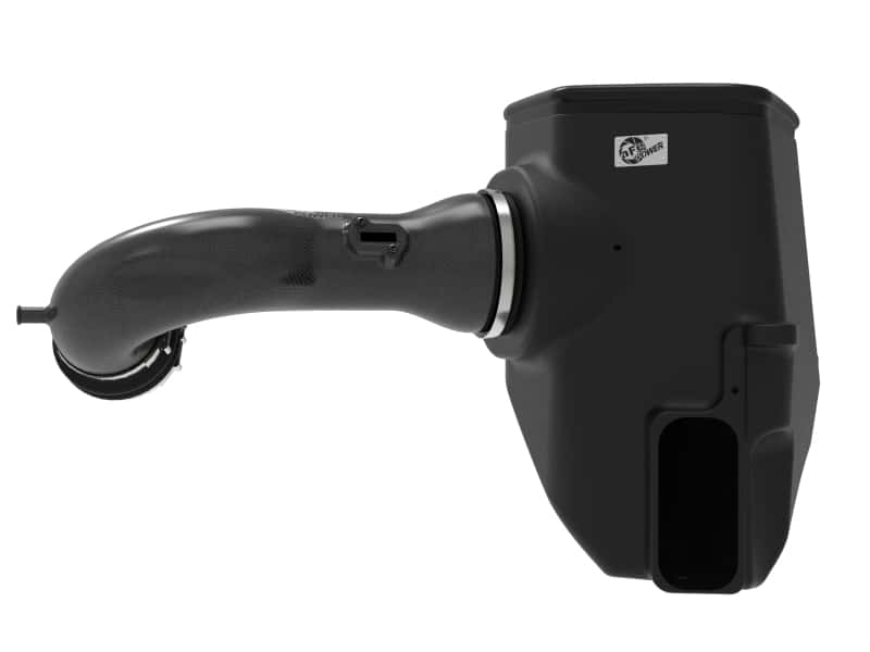 aFe — aFe 19-20 GM Trucks 5.3L/6.2L Track Series Carbon Fiber Cold Air Intake System With Pro 5R Filters
Track Series Intake  - view 5