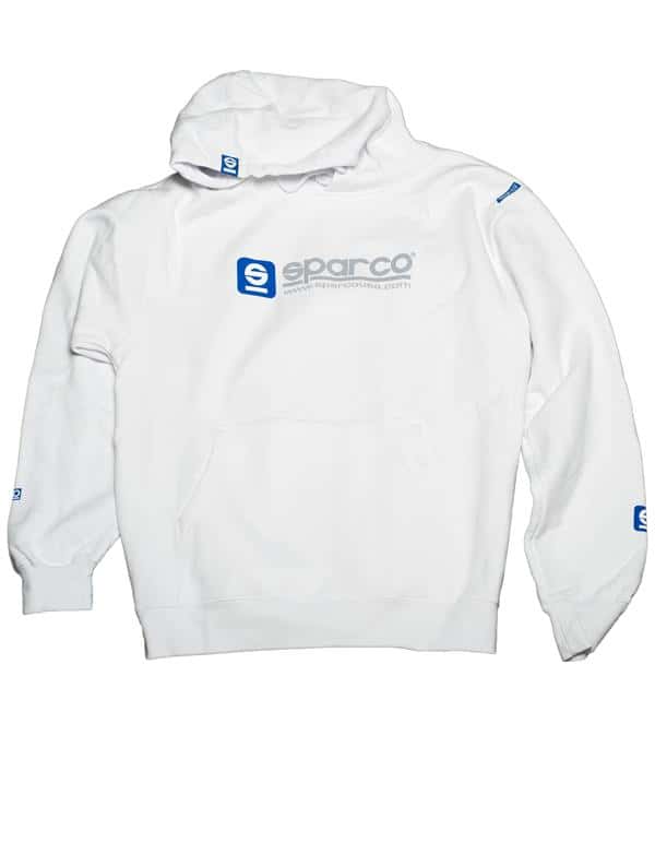 SPARCO — Sparco Sweatshirt Hooded WWW White LRG - view 1