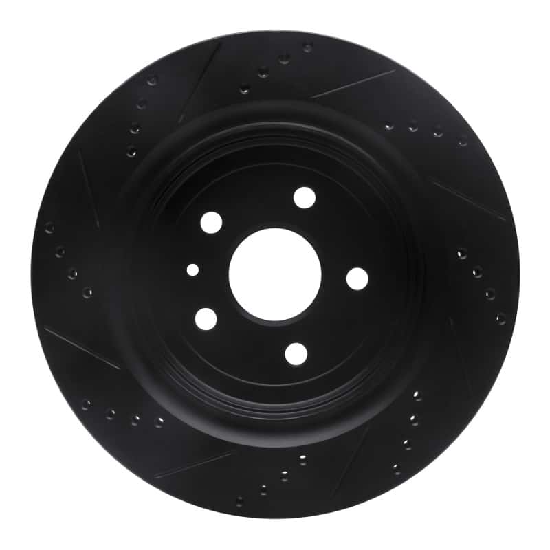 R1 Concepts — R1 16-24 Cadillac ATS Rear Right Drilled & Slotted Black Brake Rotor
R1 Brake Rotor Drill - view 5