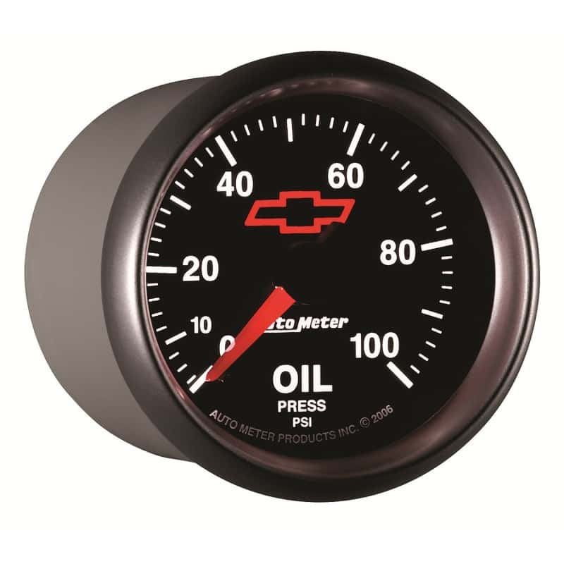 AutoMeter — Autometer Sport-Comp II GM 52mm 0-100 PSI Mechanical Oil Pressure Gauge
2-1/16" OIL PRESS, 0 - view 9