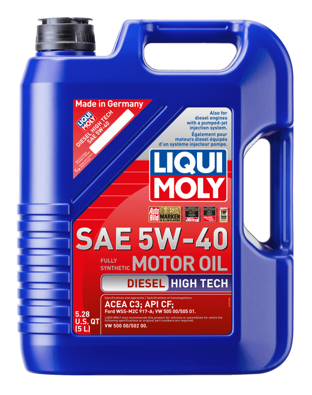 LIQUI MOLY — LIQUI MOLY 5L Diesel High Tech Motor Oil 5W40 - view 2