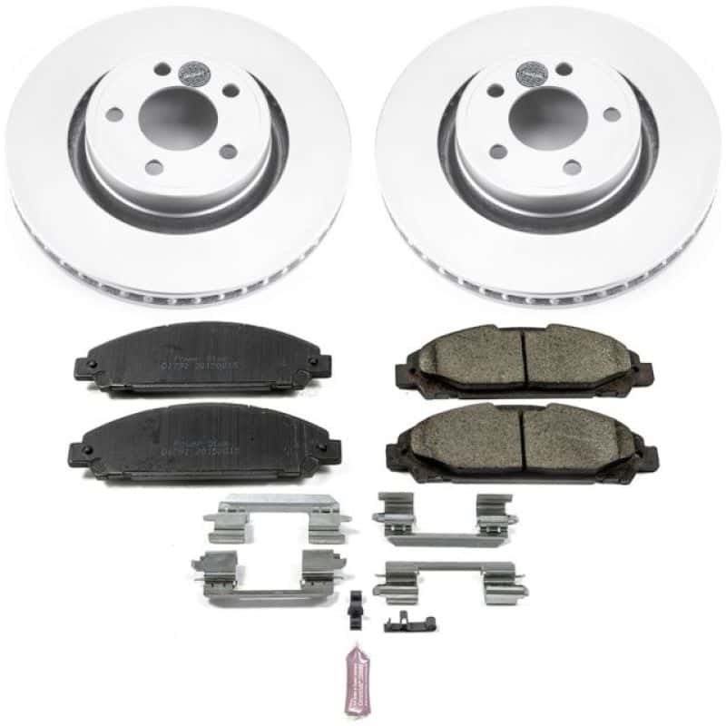 PowerStop — Power Stop 15-19 Ford Mustang Front Z17 Evolution Geomet Coated Brake Kit - view 1