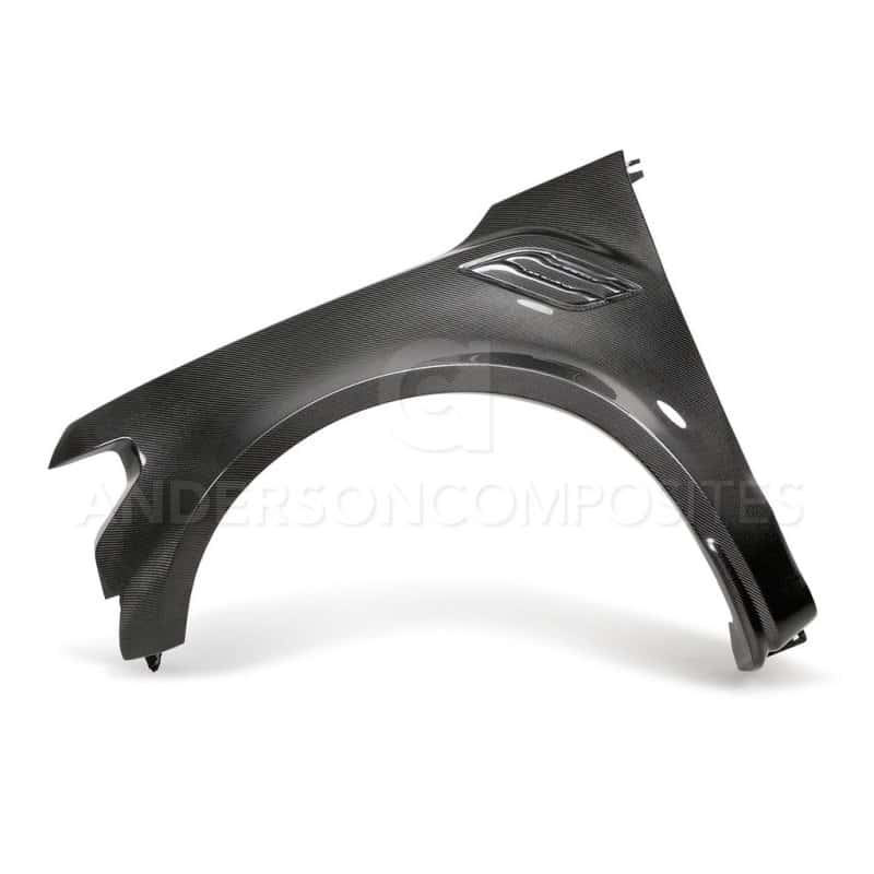 Anderson Composites — Anderson Composites 17-18 Ford Raptor Type-Wide Carbon Fiber Front Fenders (Pair) - view 2