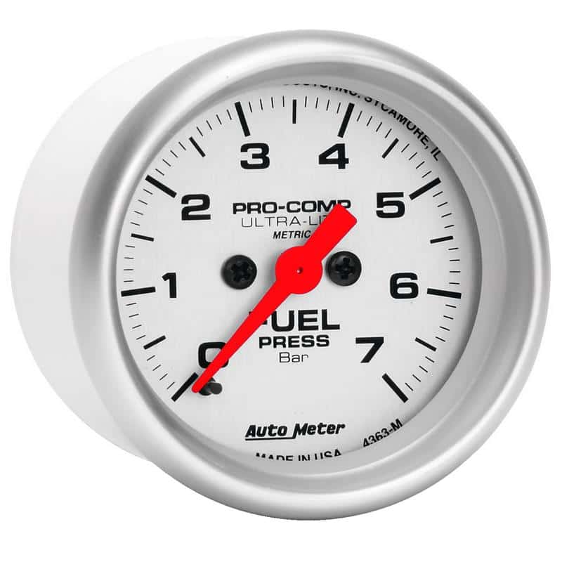 AutoMeter — AutoMeter Gauge Fuel Pressure 2-1/16in. 7 Bar Electric Ultra-Lite
2" FUEL PRESS, 0-7 B - view 4