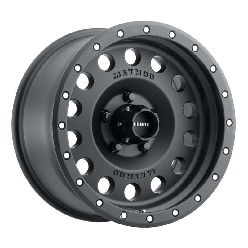 Method Wheels — Method MR307 Hole 17x8.5 0mm Offset 5x5 94mm CB Matte Black Wheel - view 1