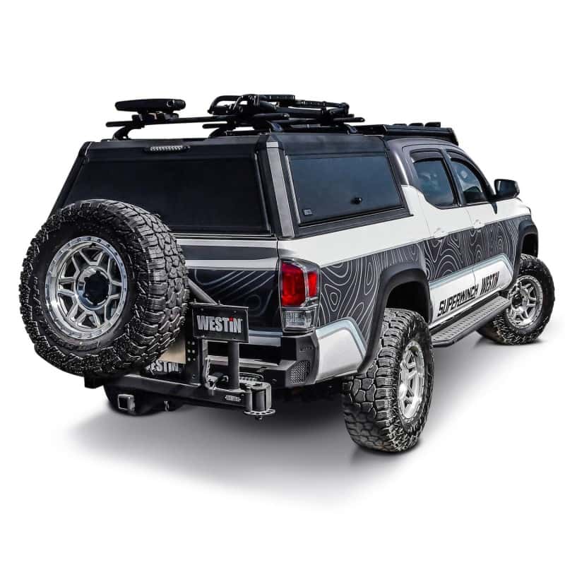 Westin — Westin EXP Truck Cap COMPLETE KIT A + BS (16-23 Toyota Tacoma 5.2ft. Bed)
 - view 15