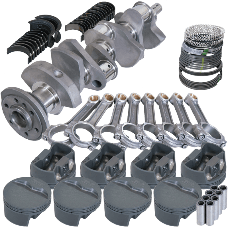 Eagle — Eagle Chevy 350 3.480in Crank 6.000in I-Beam Rods -5cc Flat Top 4.040in Pistons Rotating Assembly
Pro Street Assembly - view 1