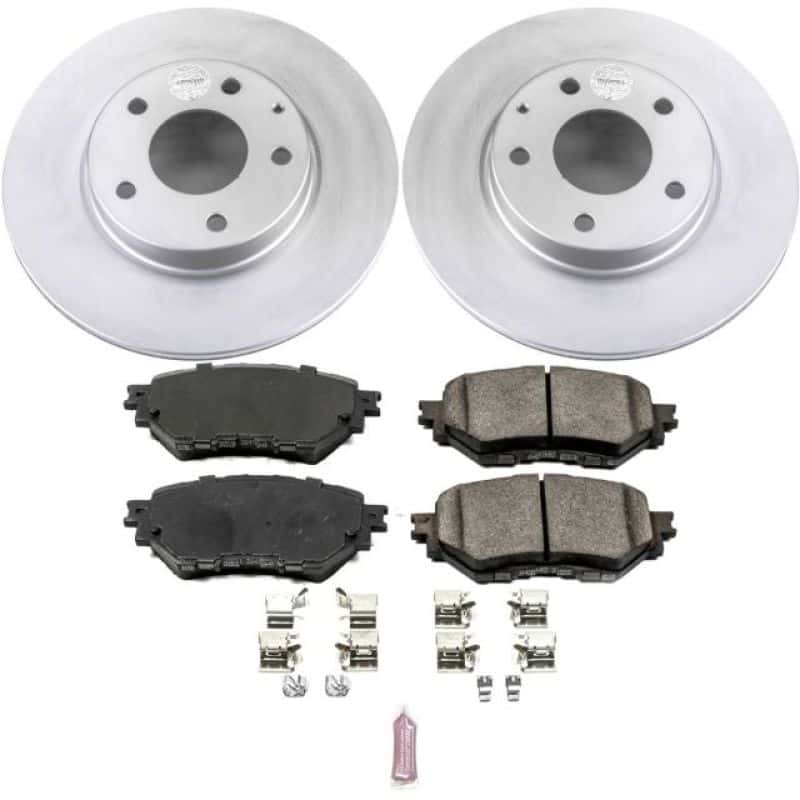 PowerStop — Power Stop 14-16 Mazda 3 Front Z17 Evolution Geomet Coated Brake Kit - view 1
