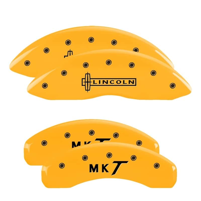 MGP — MGP 4 Caliper Covers Engraved Front Lincoln Engraved Rear MKT Yellow finish black ch
Caliper Covers - view 1