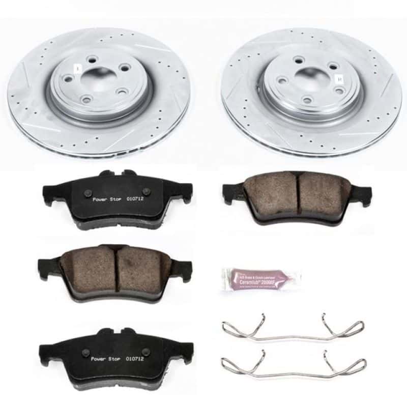 PowerStop — Power Stop 06-08 Jaguar S-Type Rear Z23 Evolution Sport Brake Kit - view 1