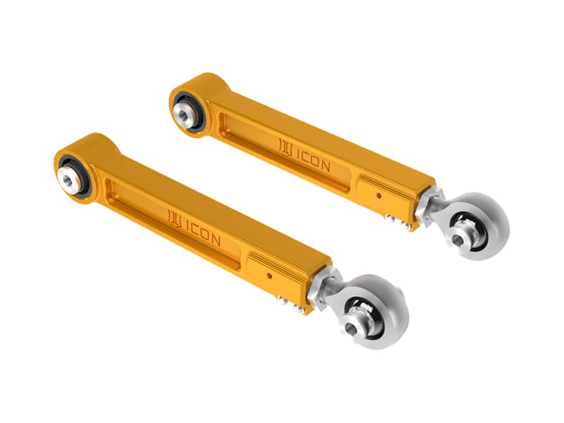 ICON — ICON 22-23 Toyota Tundra / 2024 Toyota Tacoma Billet Rear Upper Link Kit - Gold Anodized
REAR UPPER LINK KIT - view 5