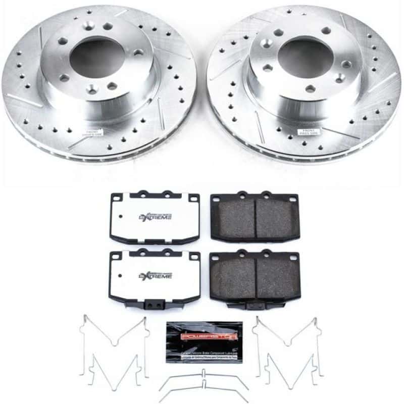 PowerStop — Power Stop 86-91 Mazda RX-7 Front Z26 Street Warrior Brake Kit - view 1