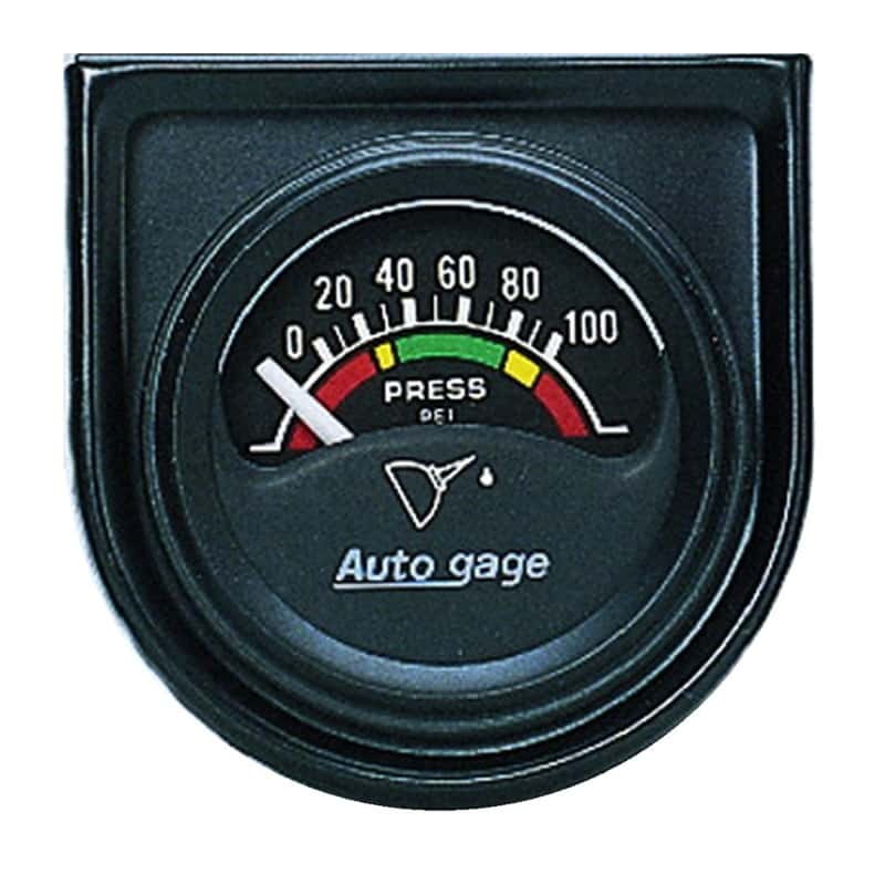 AutoMeter — Autometer AutoGage Gauge Console 1.5in 100psi Electric Oil Pressure Gauge - Black Dial/Black Bezel
1.5" OILP 100PSI AG - view 1
