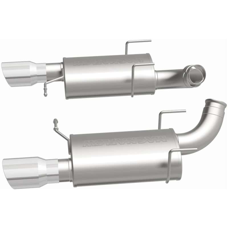 Magnaflow — MagnaFlow 13 Ford Mustang V8 5.0L Dual Split Rear Exit Stainless Cat Back Performance Exhaust
Axle-Back
Cat-Back - view 8