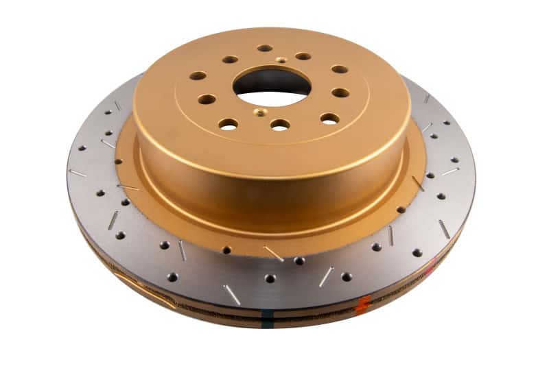 DBA — DBA 01-07 Subaru WRX/STI 10 Stud Hole Rear Drilled & Slotted 4000 Series Rotor
XS 4000 Series
Brake Rotor - view 1