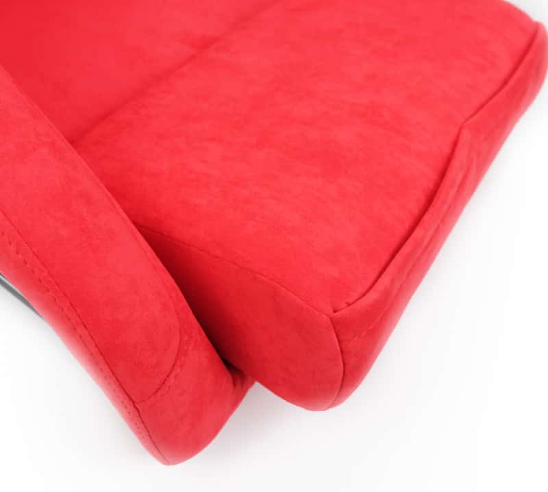 NRG — NRG FRP Bucket Seat ULTRA Edition - Large (Red Alcantara/Gold Glitter Back) - view 9