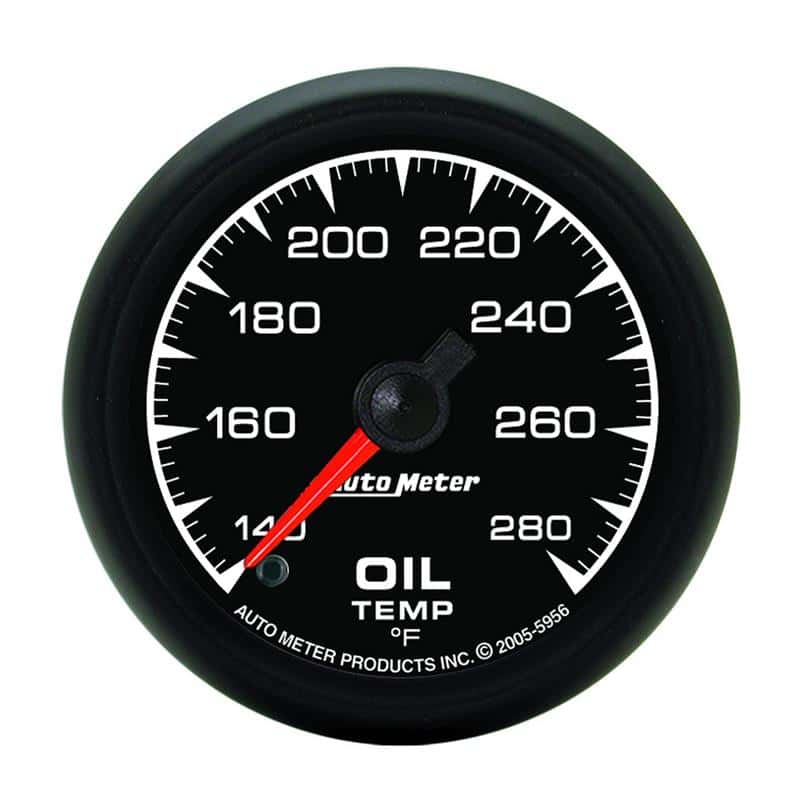 AutoMeter — Autometer ES 52.4mm 140-280 Degree F Oil Temperature Gauge
GA 2" OILT 280F S ES - view 2