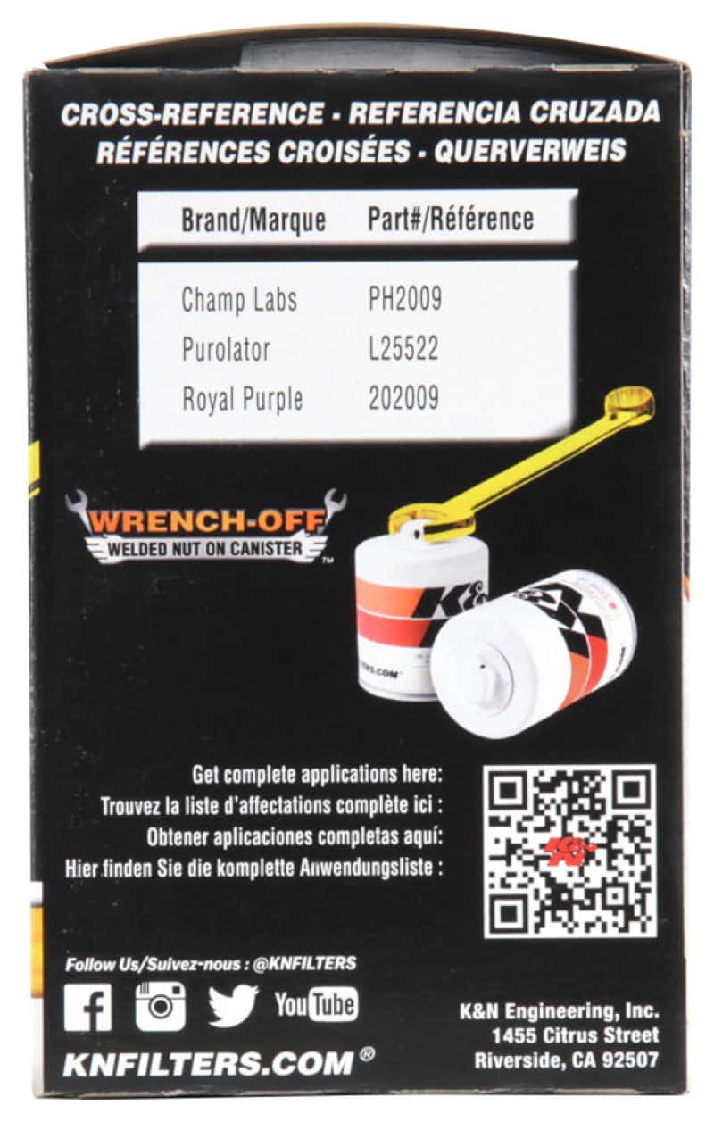 K&N Engineering — K&N Oil Filter OIL FILTER; AUTOMOTIVE - view 9