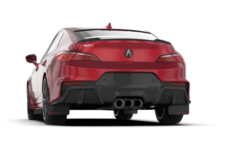Rally Armor — Rally Armor 23-25 Acura Integra A-Spec Black UR Mud Flap W/White Logo (No Drilling Req.)
Mud Flap - view 2