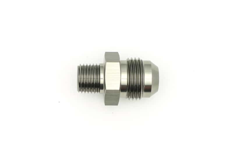 DeatschWerks — DeatschWerks 8AN Male Flare To 1/4in. Male NPT Adapter - view 3