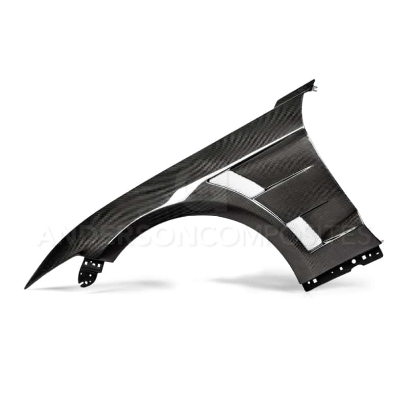 Anderson Composites — Anderson Composites 15-16 Ford Mustang Type-AT Fenders (0.4in Wider) - view 1