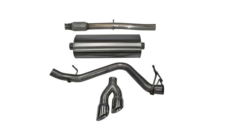 CORSA Performance — Corsa 2014-2019 Chevy Silverado 1500 5.3L V8 CC / SB 3in Single Side Exit Touring Cat-Back Exhaust
Exhaust - view 4