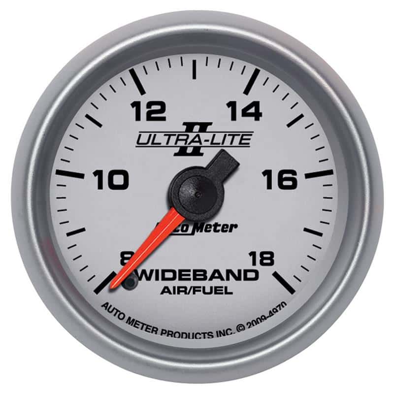 AutoMeter — Autometer Ultra-Lite II 2 1/16in 8:1-18:1 AFR Analog Wideband FSE Air/Fuel Ratio Gauge
2-1/16" ANALOG WIDEB - view 2