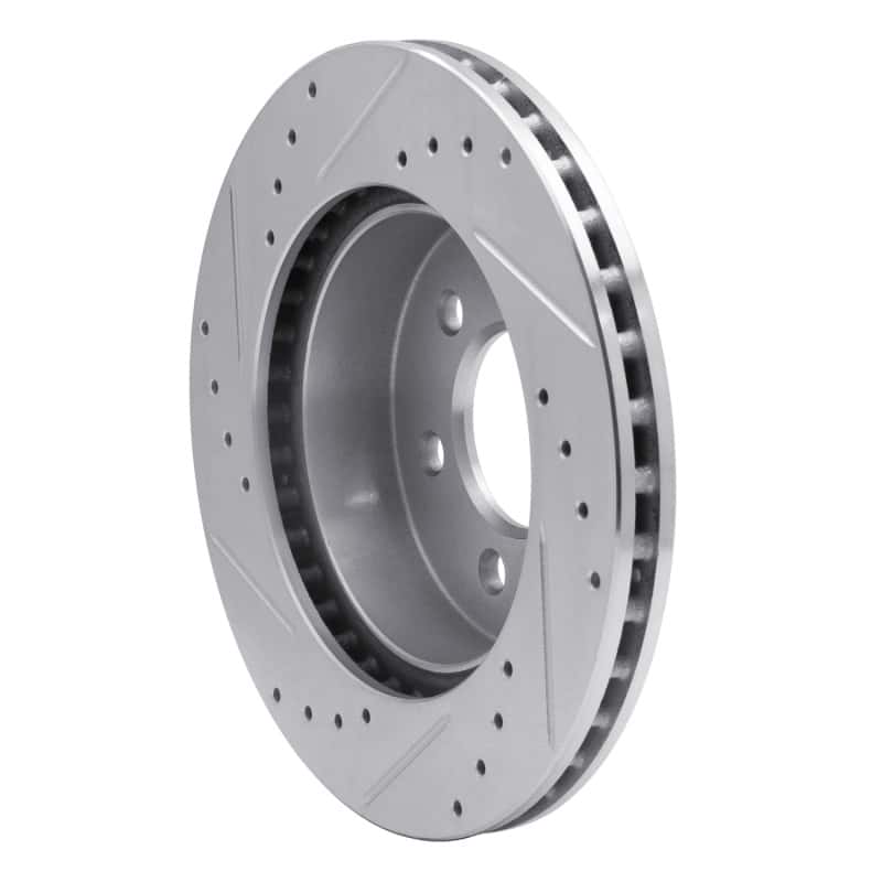 R1 Concepts — R1 97-02 Dodge Dakota 4WD Front Right Drilled & Slotted Silver Brake Rotor
R1 Brake Rotor Drill - view 4