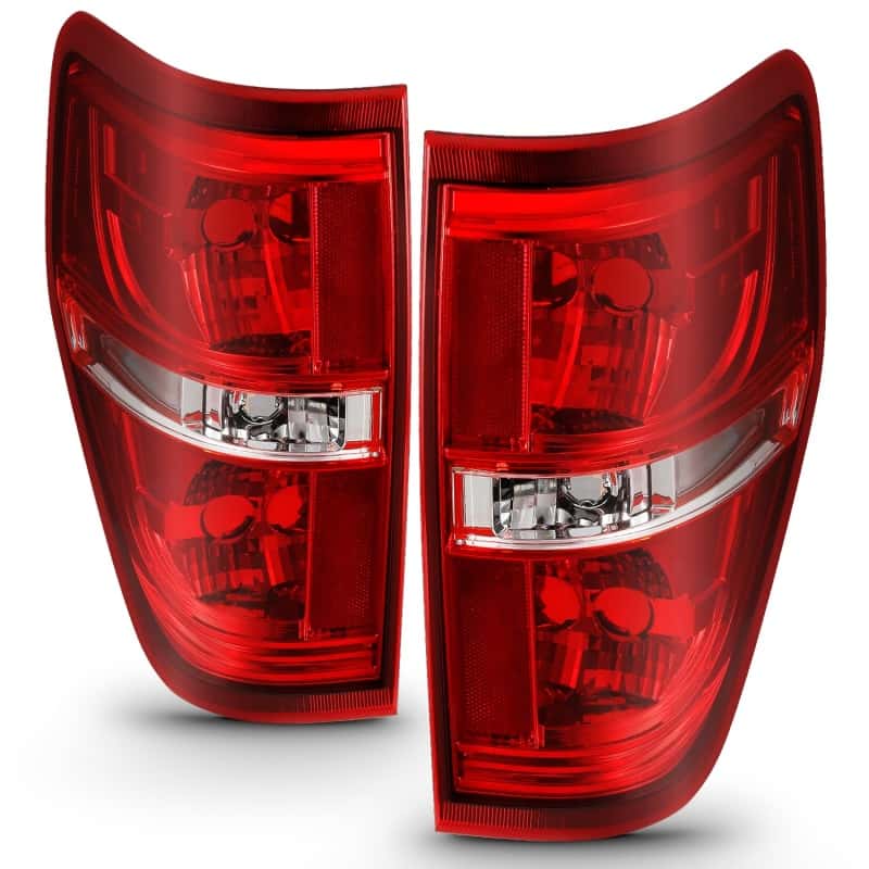 ANZO — ANZO 2009-2014 Ford F-150 Euro Taillight Red/Clear (W/O Bulb)
Tail Light Set
TAILLIGHTS - view 3