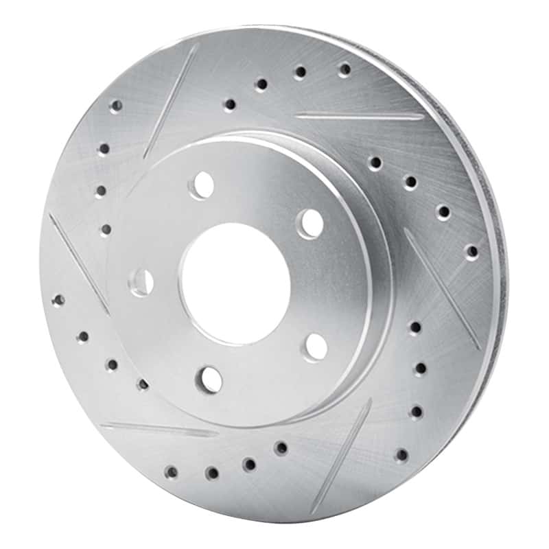 R1 Concepts — R1 85-91 Buick SKYHAWK Front Left Drilled & Slotted Silver Brake Rotor
R1 Brake Rotor Drill - view 2