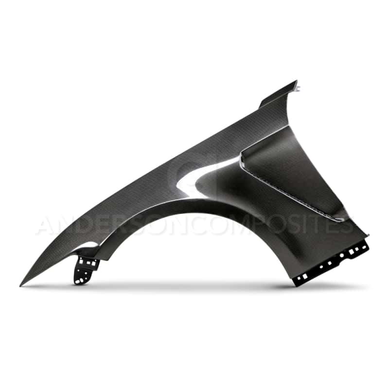 Anderson Composites — Anderson Composites 15-16 Ford Mustang GT 350 Style Carbon Fiber Front Fenders - view 1
