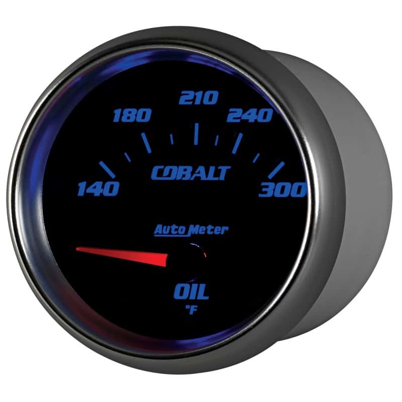 AutoMeter — Autometer Cobalt 66.7mm 140-300 Degree F Electric Oil Temperature Gauge
GA 2.6" OILT ELEC CB - view 9