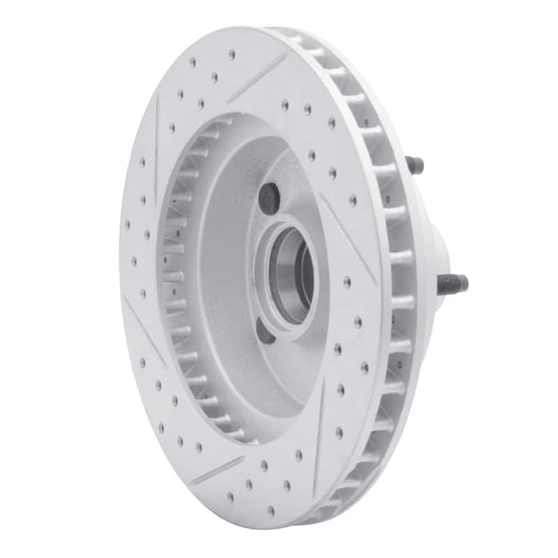 R1 Concepts — R1 73-93 Ford E-100 Econoline Front Right Drilled & Slotted Geo-Carbon Rotor - view 4
