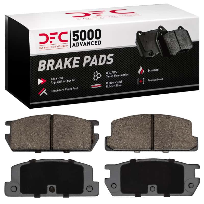 DFC — DFC 81-85 Mazda RX-7 Rear 5000 Advanced Semi Metallic Brake Pads
DFC Brake Pad Set - view 1