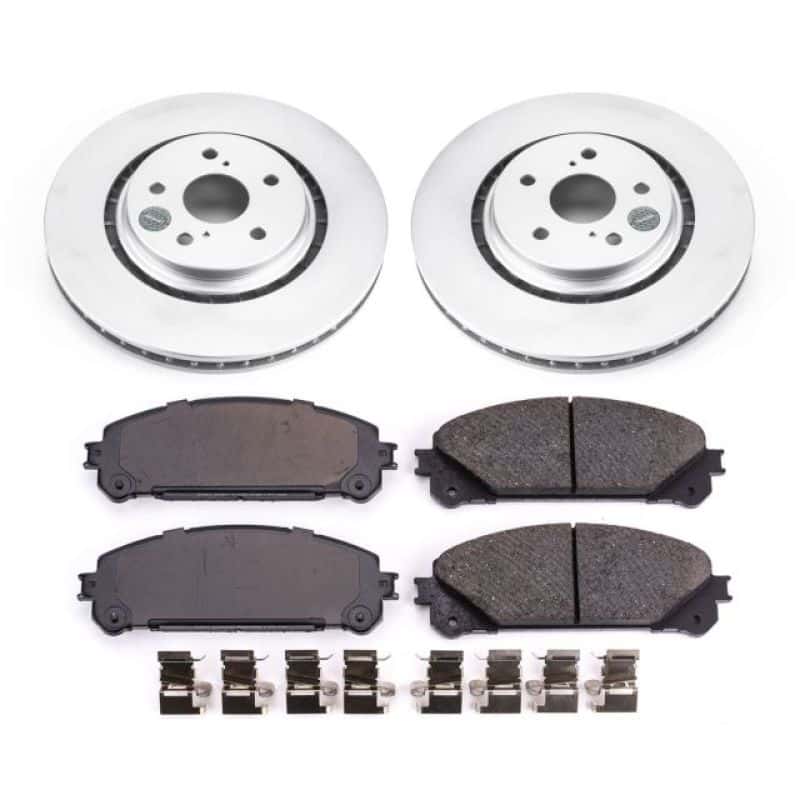 PowerStop — Power Stop 16-18 Lexus RX350 Front Z17 Evolution Geomet Coated Brake Kit - view 1