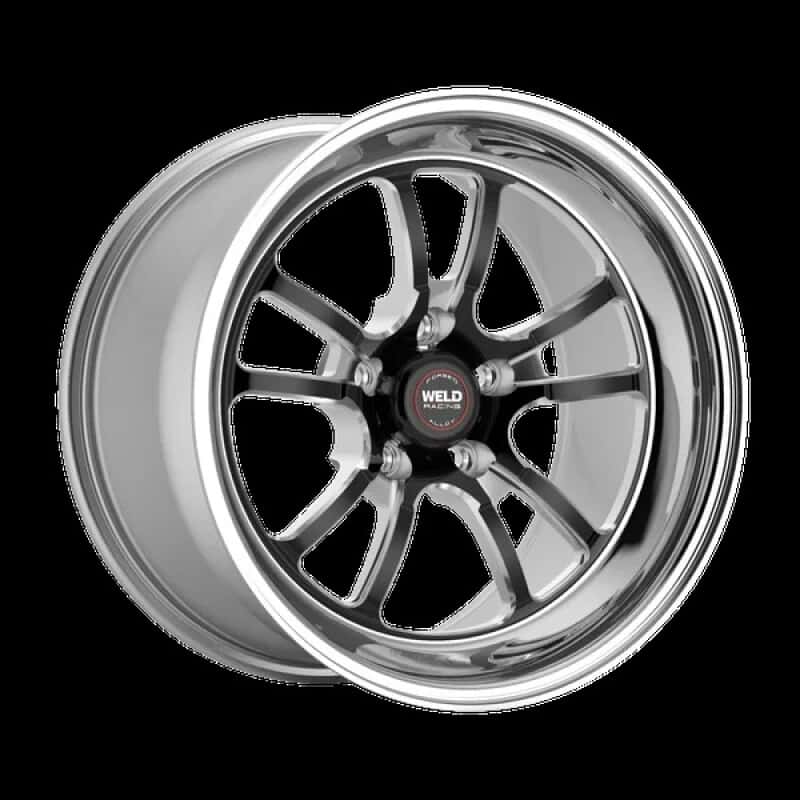 Weld — Weld S70 RT-S 18x8in / 5x120.65 BP / 4.7in. BS - Black Center - Polished Shell Wheel
18x8'' S70 - view 1