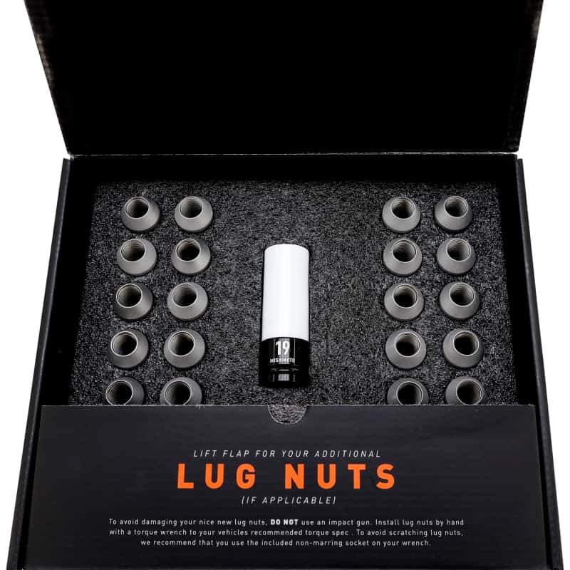 Mishimoto — Mishimoto Steel Locking Lug Nuts M14x1.5 24pc Set Black
Wheel Lug Nut Set - view 3