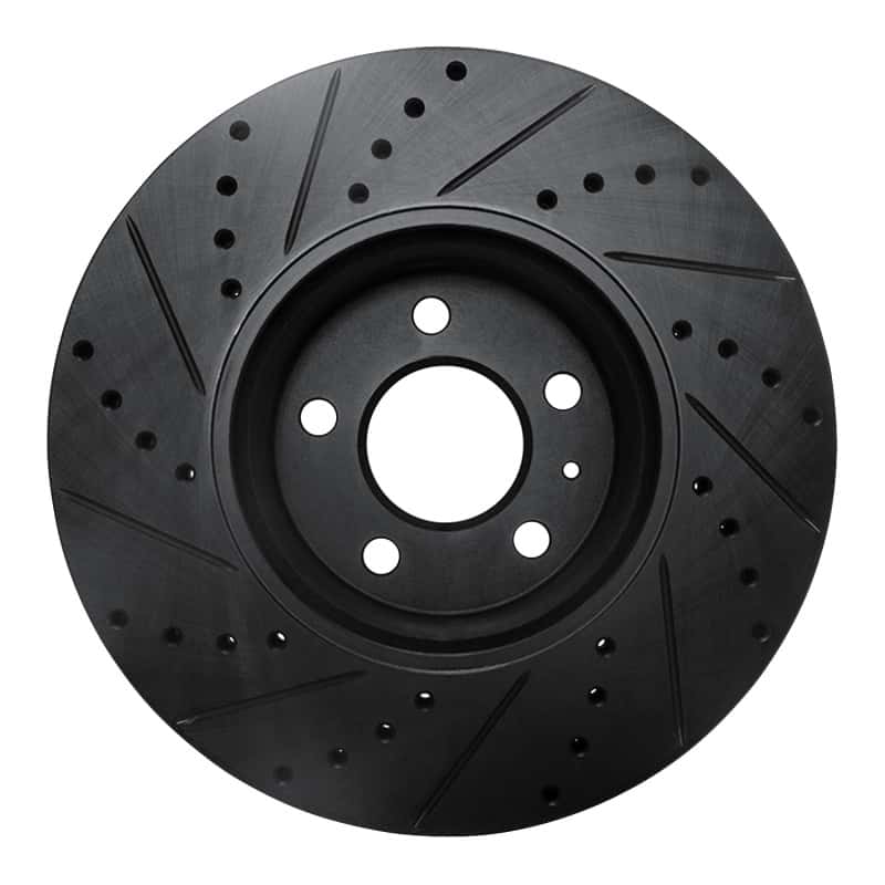 R1 Concepts — R1 2011-2017 Audi A4 (USA/Canada) Front Right Drilled & Slotted Black Brake Rotor
R1 Brake Rotor Drill - view 5